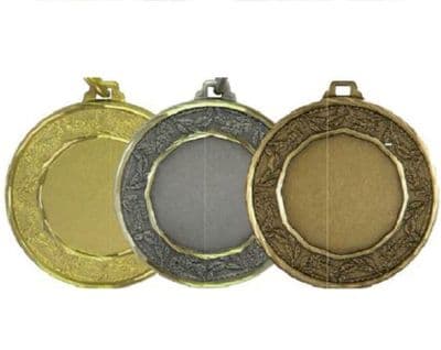 50mm Brass Faceted Medal Multi-Sport 5515