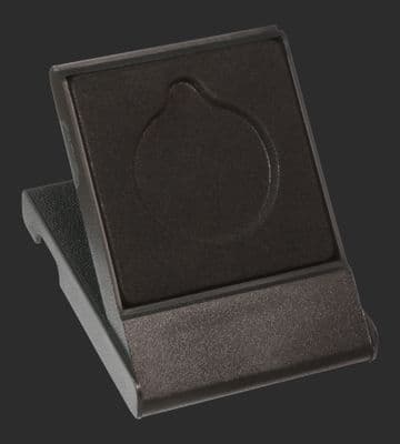 50mm  Clear Front  Medal Box  Plastic  Self Standing- D50