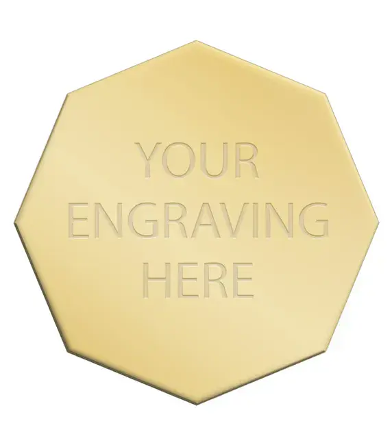 50mm Octagon Engraving Plate