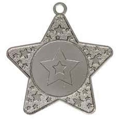 50mm Sparkle Star Medal Multi-Sport 59.58.050.s
