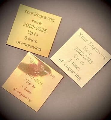 50mm x 50mm Engraving Plate