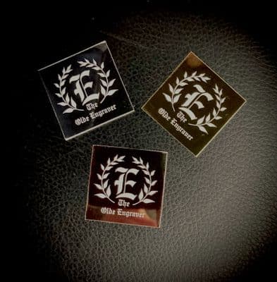 50mm x 50mm Logo Engraving Plate