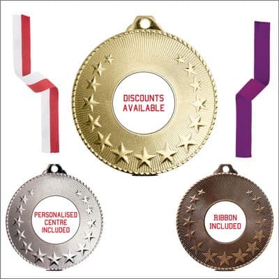 60mm Thick Metal Medal Special Including Ribbon (1) (2)