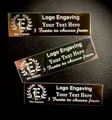 60mm x 20mm Logo Engraving Plate