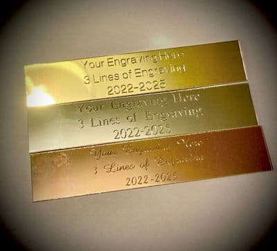 70mm x 15mm Engraving Plate