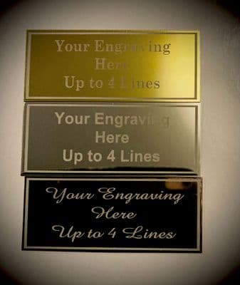 70mm x 25mm Engraving Plate