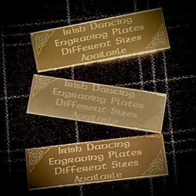 90mm x 30mm Celtic Border Engraving Plate