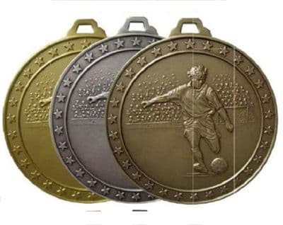 ANTIQUE BRONZE 60mm The Shot 434-60 Medal