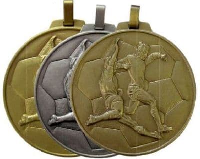ANTIQUE BRONZE 70mm Player 176-70 Medal