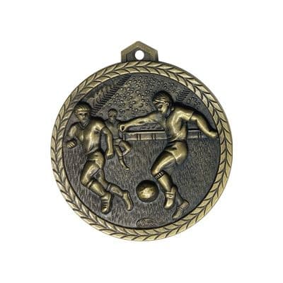 ANTIQUE GOLD 56mm Football Medal 218c.56.g Medal