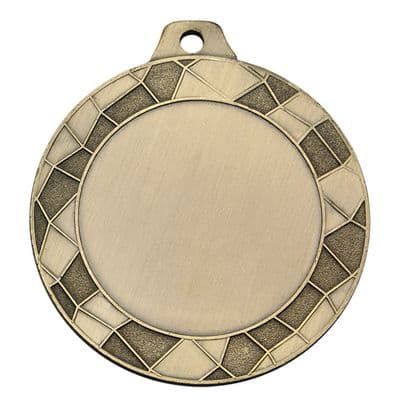 ANTIQUE GOLD 70mm Goal Nett Medal 59.45.070.g Medal