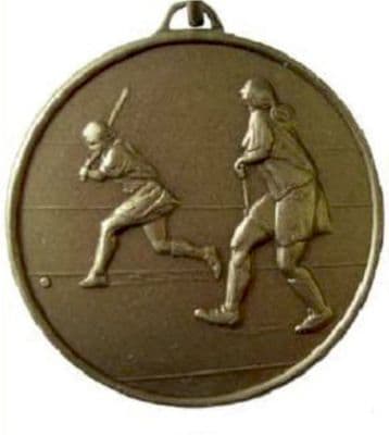 ANTIQUE SILVER 50mm Ladies Hockey 405 Medal