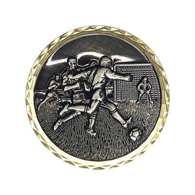 ANTIQUE SILVER 56mm Football Medal 401c.56.s Medal