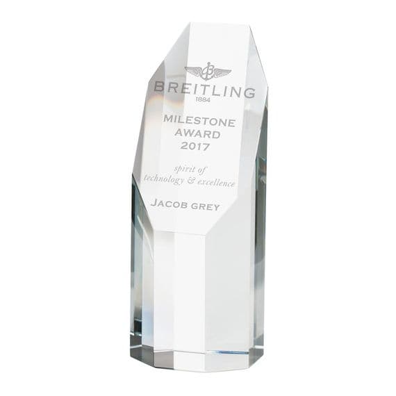 Apollo Crystal Award 160mm including etching