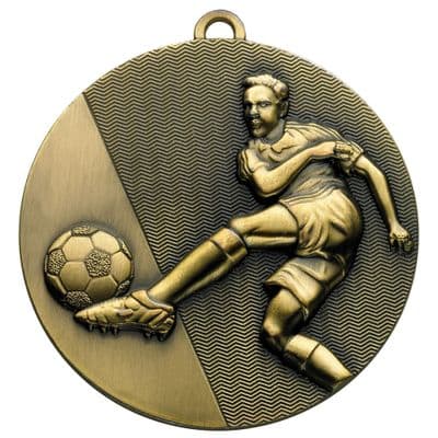 BRONZE 50mm FOOTBALL G507 Medal