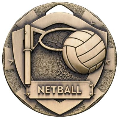 BRONZE 50mm NETBALL G792 Medal