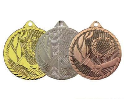 BRONZE 50mm Rope Edge Torch 63853 Medal