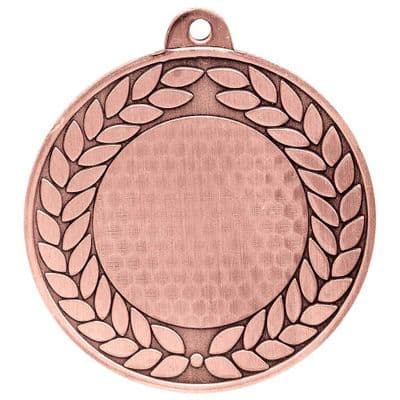 BRONZE Aviator Golf Medal Bronze 50mm