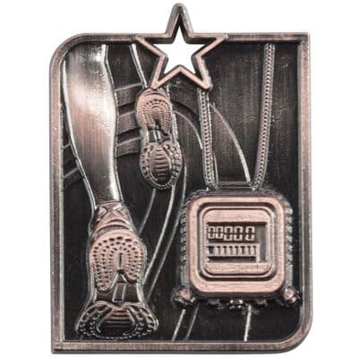 BRONZE Centurion Star Series Running Medal Bronze 53x40mm