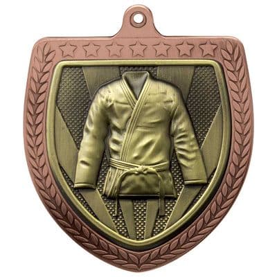 BRONZE Cobra Martial Arts Gee Shield Medal Bronze 75mm