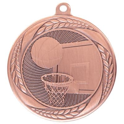 BRONZE Typhoon Basketball Medal Bronze 55mm