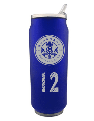 Burnbank Blue Double Wall Can Drinks Bottle 500ml 17.5oz
