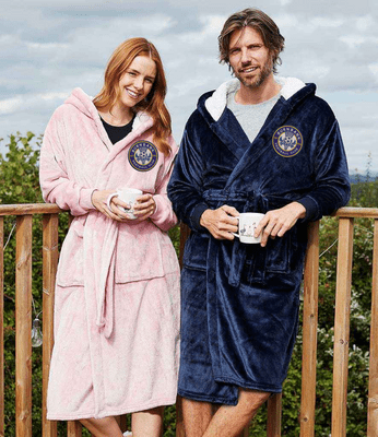 Burnbank Unisex Hooded Cuffed Robe