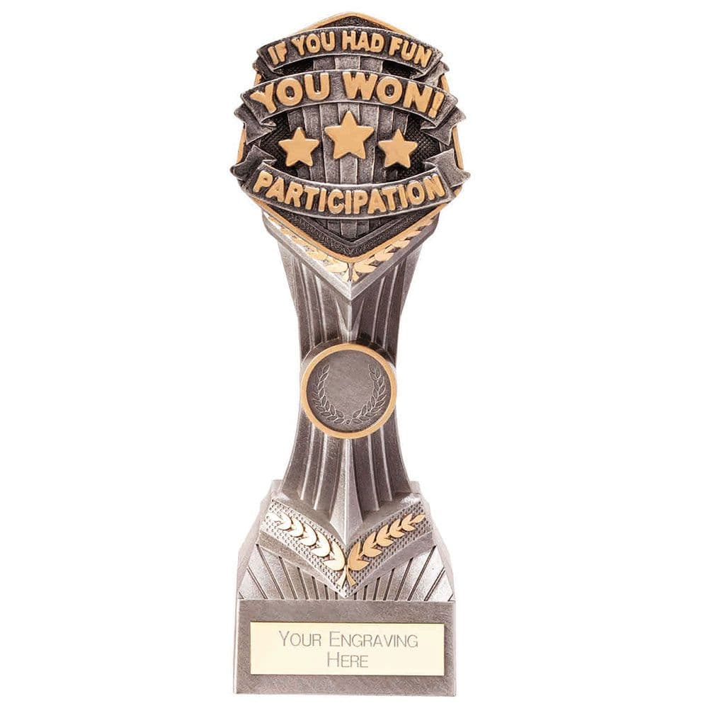 School Trophy – Falcon Participation Award 210mm – Engraved Stude