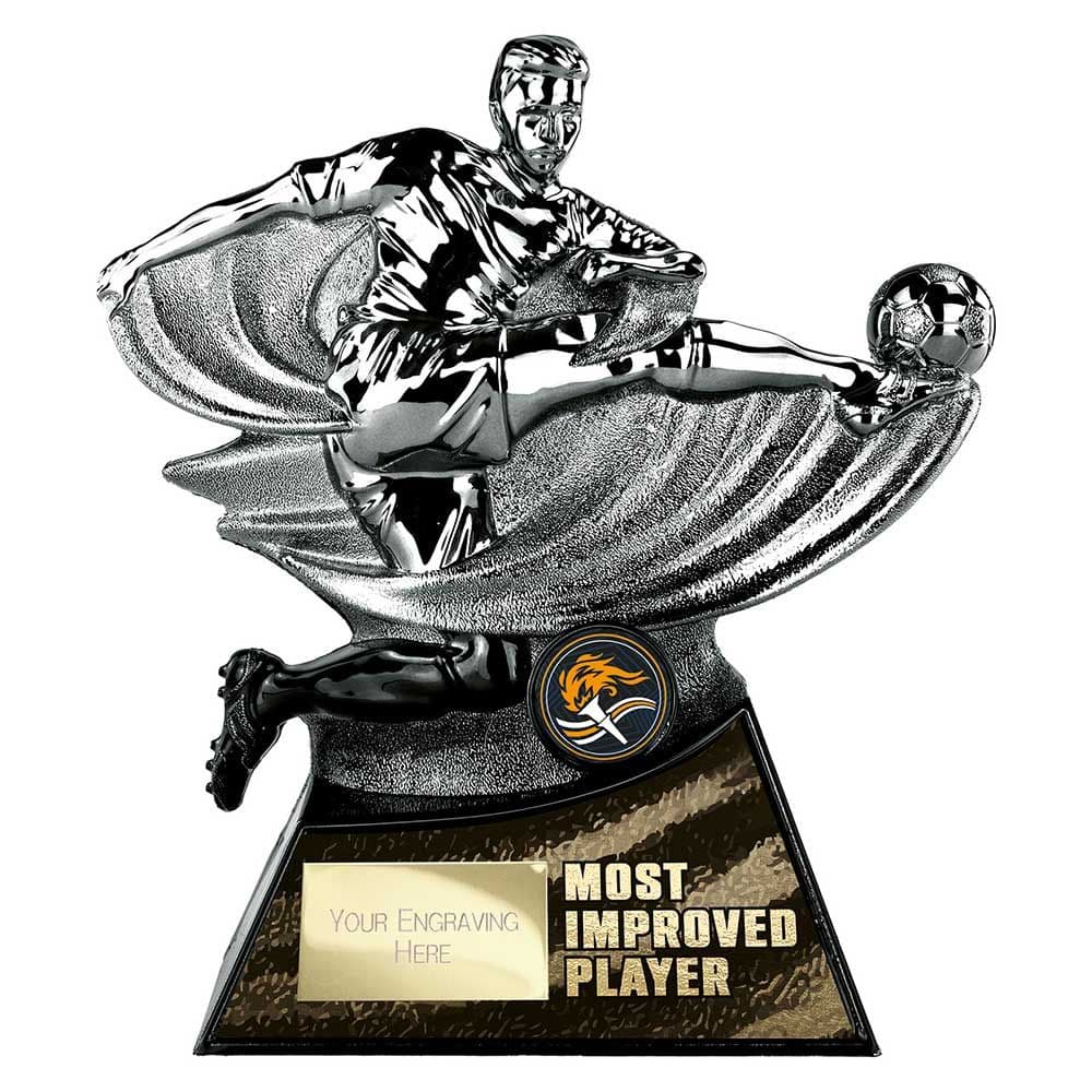 Power Trophy Example Football Trophy – Power Strike Football Most Improved Gunmetal