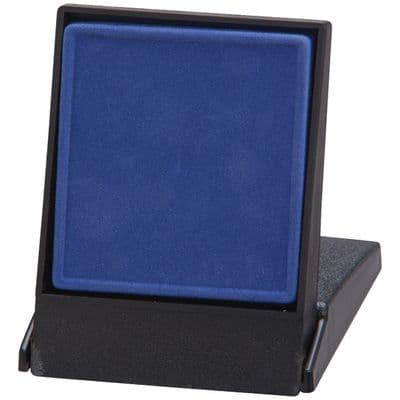 Fortress Flat Insert Medal Box Blue Takes 50/60mm Medal 105x85x15mm