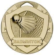 GOLD 50mm BADMINTON G820 Medal