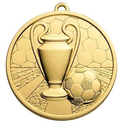 GOLD 50mm FOOTBALL G500 Medal