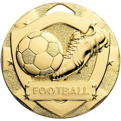 GOLD 50mm FOOTBALL G765 Medal