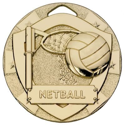 GOLD 50mm NETBALL G790 Medal