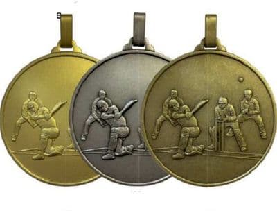 GOLD 52mm Cricket Ecomeny 409 Medal