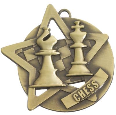 GOLD 60mm Chess SM11G Medal