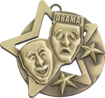 GOLD 60mm Drama SM7G Medal