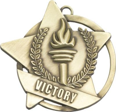 GOLD 60mm Victory Medal SM12G Medal