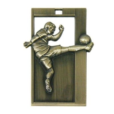GOLD 65mm Power Shot Football 00.65.065.g Medal
