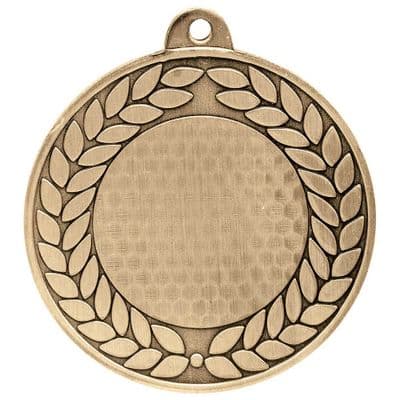 GOLD Aviator Golf Medal Antique Gold 50mm