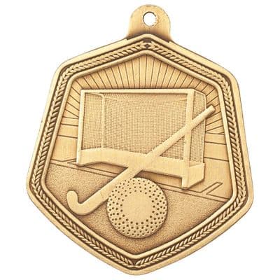 GOLD Falcon Hockey Medal Gold 65mm
