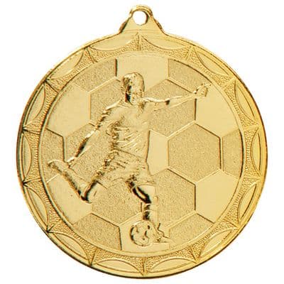 GOLD Impulse Football Medal Gold 50mm