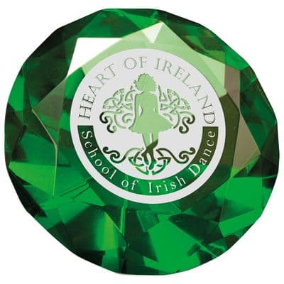 Impulse Diamond's Crystal Green 100mm including etching