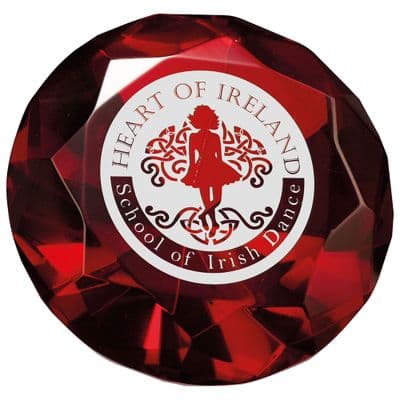 Impulse Diamond's Crystal Red 100mm including etching