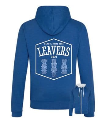Leavers Zipped Varsity Hood