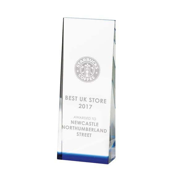 Legend Crystal Award 160mm including etching