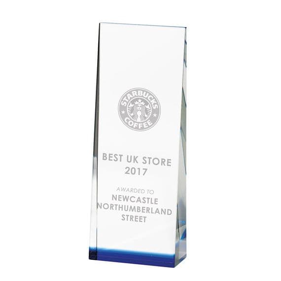 Legend Crystal Award 190mm including etching