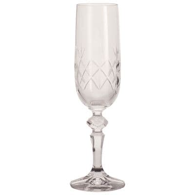 Lindisfarne Orco Crystal Champagne Glass 280mm including etching