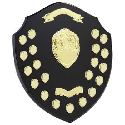 Mountbatten Annual Shield Black & Gold 21yr 455mm