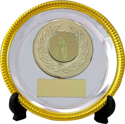 Multi-Sport Silver Salvers with Stand 150mm 1610B
